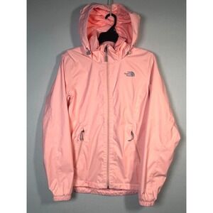 North Face Dry Vent Jacket Women's MEDIUM Peach Color Rain Coat Full Zip